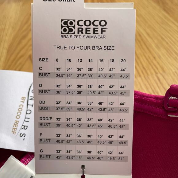 Contours by Coco Reef Tankini, 36D - Picture 12 of 12